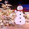 Costway 6 FT Pre-lit Christmas Snowman Xmas Decoration 8 Lighting Modes 4 Brightness